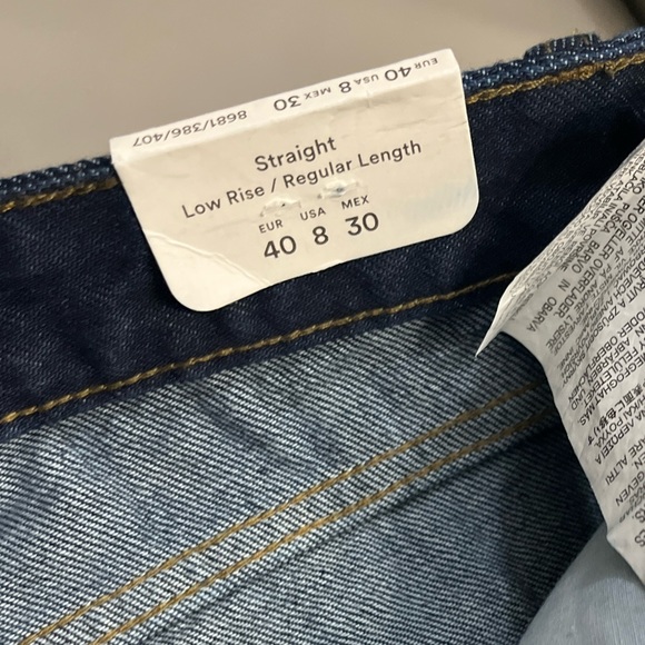 NWT - Pull & Bear Women’s Regular Straight Low Rise Jeans - Size 8, 10 - Picture 8 of 14